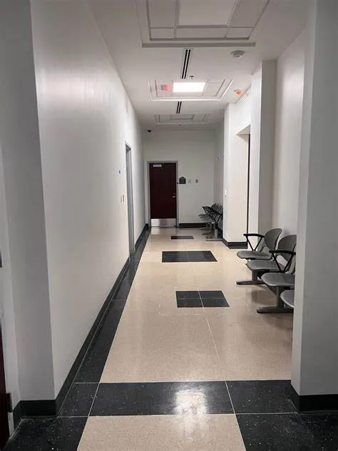 Clean architectural terrazzo finish - Orange County Courthouse